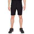 Black - Close up - Trespass Mens Gatesgillwell B Cargo Shorts