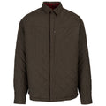 Dark Khaki - Front - Trespass Mens Woodale Reversible Shirt