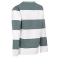 Spruce Green - Back - Trespass Boys Ferry Striped Long-Sleeved T-Shirt