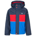 Navy - Front - Trespass Childrens-Kids Ocean Waterproof Jacket