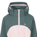 Spruce Green - Side - Trespass Girls Capture TP50 Waterproof Jacket