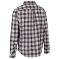 Black-White - Back - Trespass Mens Portlaw Checked Shirt