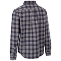 Grey-Blue - Back - Trespass Mens Portlaw Checked Shirt