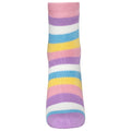 Pink - Pack Shot - Trespass Childrens-Kids Frolic Boot Socks (Pack of 4)