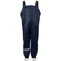 Navy - Front - Trespass Baby Raining Rain Trousers