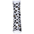 Oatmilk-Black-White - Back - Trespass Womens-Ladies Cinco Animal Print Socks (Pack of 3)