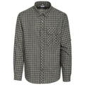 Green - Front - Trespass Mens Snyper Checked Shirt