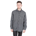 Black - Side - Trespass Mens Sheedacallee Checked Cotton Shirt