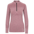 Rose Tone - Front - Trespass Womens-Ladies Pelina Half Zip Long-Sleeved Active Top