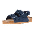 Navy - Back - Trespass Childrens-Kids Chiron Suede Sandals