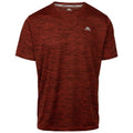 Burnt Orange Marl - Front - Trespass Mens Kearsley Active Top