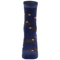 Navy - Side - Trespass Childrens-Kids Wildlife Deer Socks