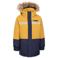 Honeybee-Navy - Front - Trespass Childrens-Kids Westere Waterproof Jacket