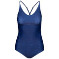 Blue - Front - Trespass Womens-Ladies Mimi Palm Leaf One Piece Swimsuit