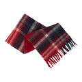 Red - Front - Trespass Lewes Checked Winter Scarf