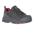 Castle Grey - Front - Trespass Womens-Ladies Scree Suede Technical Trainers