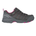 Castle Grey - Side - Trespass Womens-Ladies Scree Suede Technical Trainers