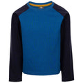 Blue - Front - Trespass Boys Colley Long-Sleeved T-Shirt