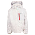 White - Front - Trespass Childrens-Kids Keeya DLX Ski Jacket