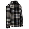 Black - Back - Trespass Boys Checkley Microfleece Shirt