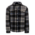 Black - Front - Trespass Boys Checkley Microfleece Shirt