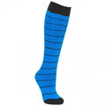 Black-Ultramarine - Close up - Trespass Mens Toppy Ski Tube Socks (2 Pairs)