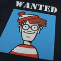Navy - Side - Wheres Wally? Mens Wanted T-Shirt