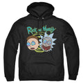 Black - Front - Rick And Morty Mens Blown Minds Hoodie