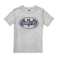 Heather Grey - Front - Batman Boys Scratch Logo T-Shirt