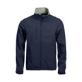 Dark Navy - Front - Clique Mens Basic Soft Shell Jacket