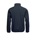 Dark Navy - Back - Clique Mens Basic Soft Shell Jacket