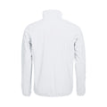 White - Back - Clique Mens Basic Soft Shell Jacket