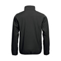 Black - Back - Clique Mens Basic Soft Shell Jacket