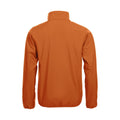 Blood Orange - Back - Clique Mens Basic Soft Shell Jacket