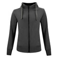 Anthracite Melange - Front - Clique Womens-Ladies Classic Full Zip Hoodie