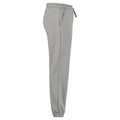 Grey Melange - Side - Clique Childrens-Kids Basic Active Jogging Bottoms