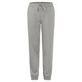 Grey Melange - Front - Clique Childrens-Kids Basic Active Jogging Bottoms