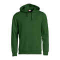 Bottle Green - Front - Clique Unisex Adult Basic Hoodie