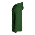 Bottle Green - Side - Clique Unisex Adult Basic Hoodie