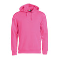 Bright Cerise - Front - Clique Unisex Adult Basic Hoodie