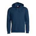 Dark Navy - Front - Clique Unisex Adult Basic Hoodie