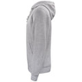 Grey Melange - Side - Clique Unisex Adult Basic Hoodie