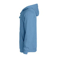 Light Blue - Side - Clique Unisex Adult Basic Hoodie