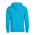 Turquoise - Back - Clique Unisex Adult Basic Hoodie