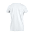 White - Back - Clique Mens Premium T-Shirt