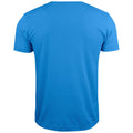 Royal Blue - Back - Clique Unisex Adult Basic Knitted V Neck T-Shirt