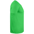 Apple Green - Side - Clique Unisex Adult Basic Knitted V Neck T-Shirt