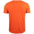 Blood Orange - Back - Clique Unisex Adult Basic Knitted V Neck T-Shirt