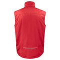 Red - Back - Projob Mens Padded Gilet