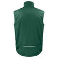 Forest Green - Back - Projob Mens Padded Gilet